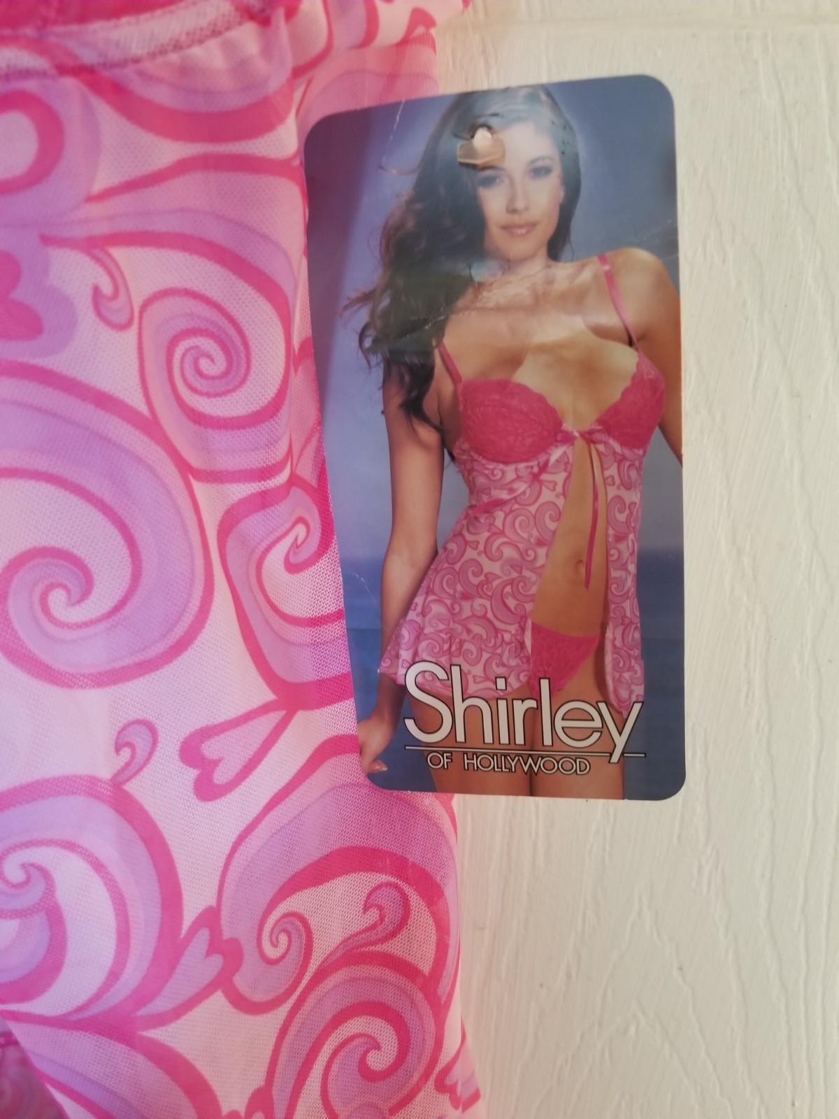 Shirley Of Hollywood Women’s Pink Lingerie Set Size M – Style #51010 (New)