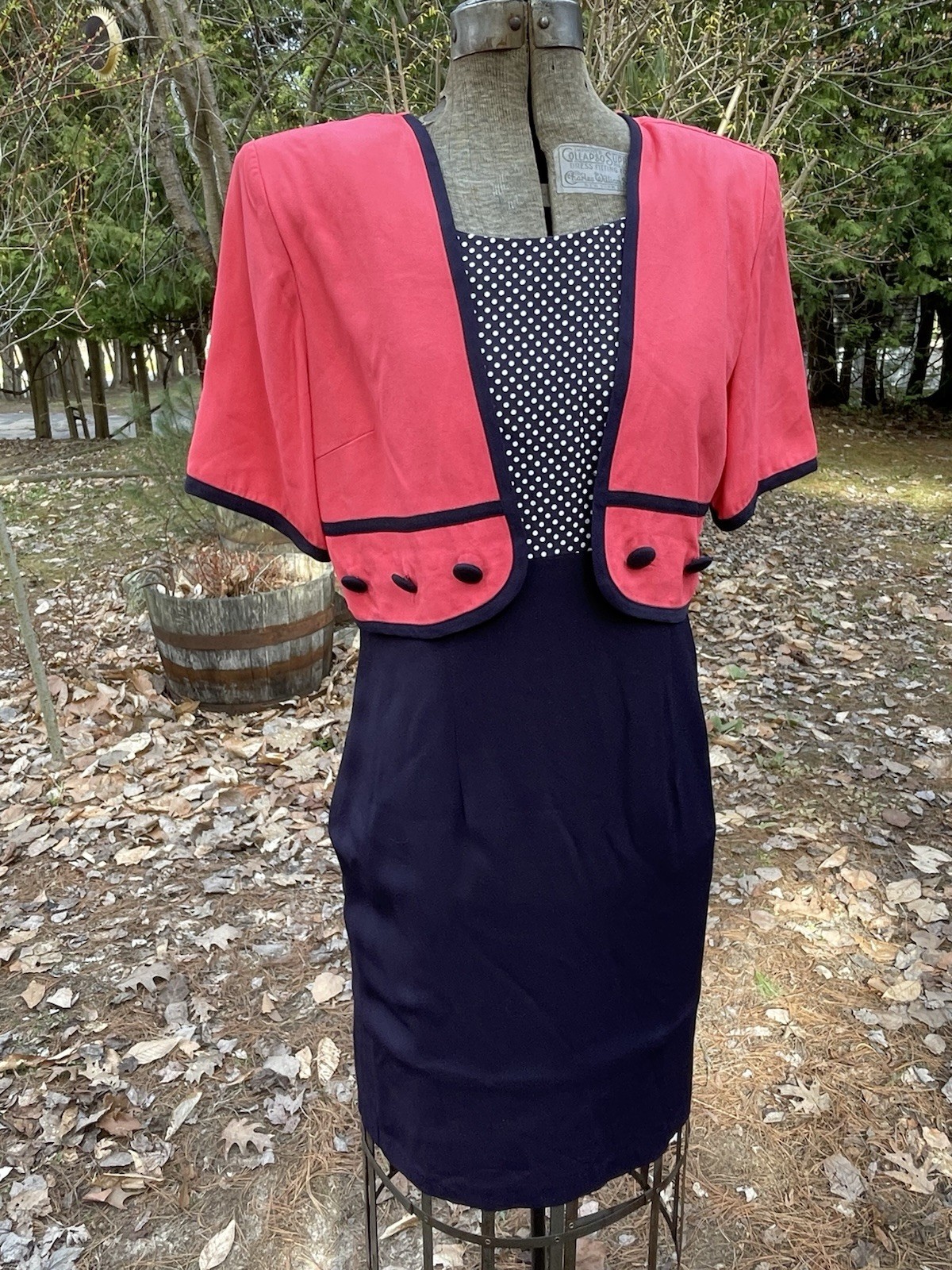 Vintage 1980s perceptions dress.