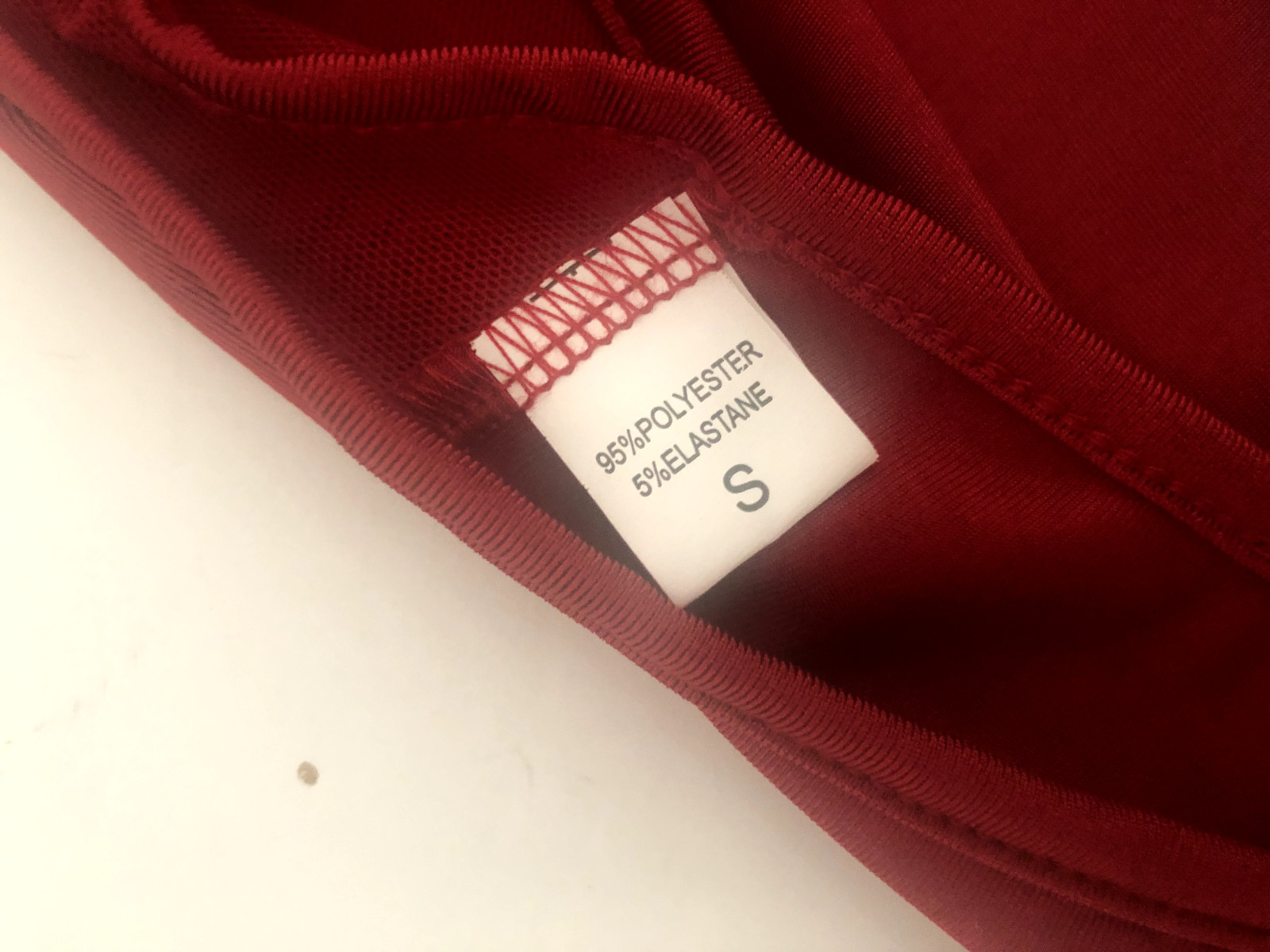 New S Dark Red Liquid Satin & Sheer Sexy 1 PC SUIT Strappy TEDDY Lingerie Halter