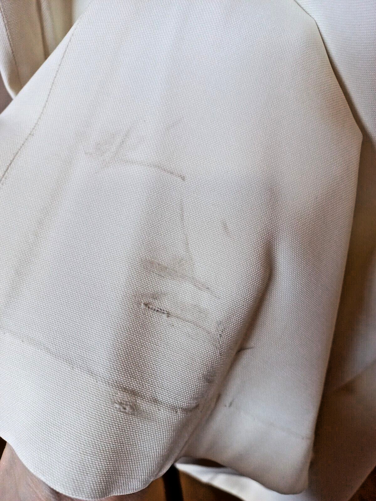 Vintage 1940s Ivory Rayon Old Hollywood Glamour Tailored Summer Skirt Suit S/M