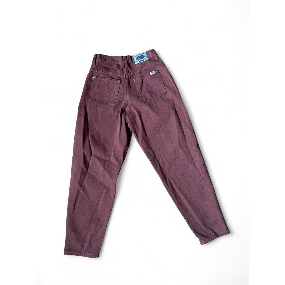 Mom Jeans Vintage Rust Twill High Waist Granola Grunge Utility Indie Sleaze 10US