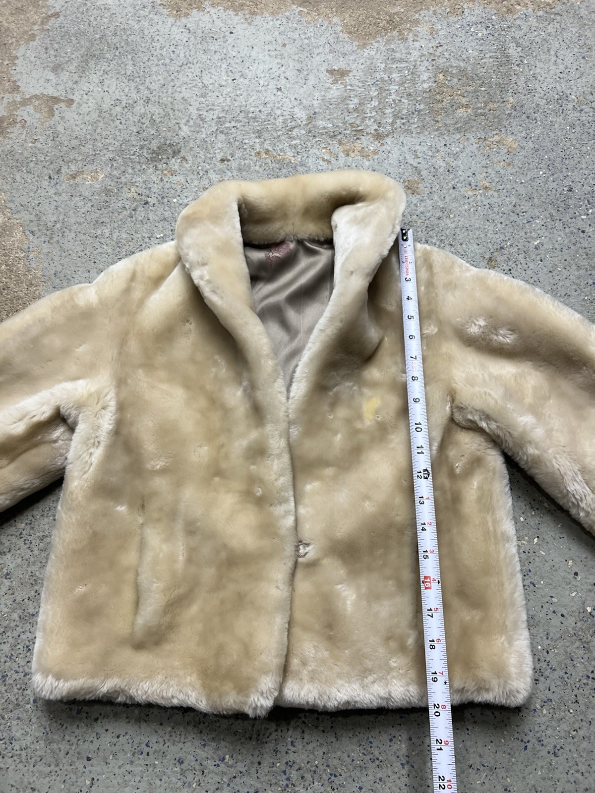 VTG 1960s-70s Shearling High Quality Lambs Fur Jacket