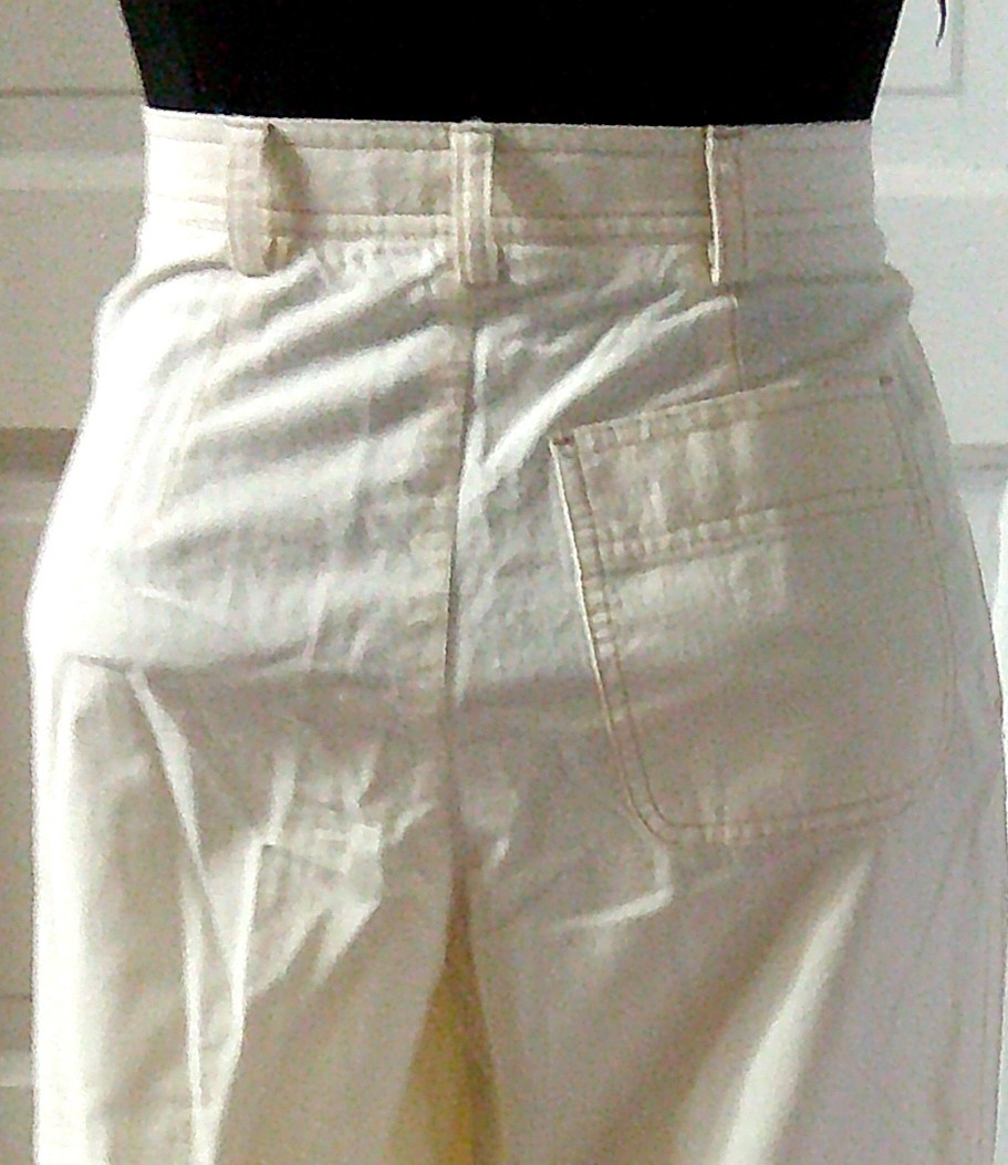 80’s LIZSPORT Beige Pleated Casual Cotton Pants Slacks Trouser 2P