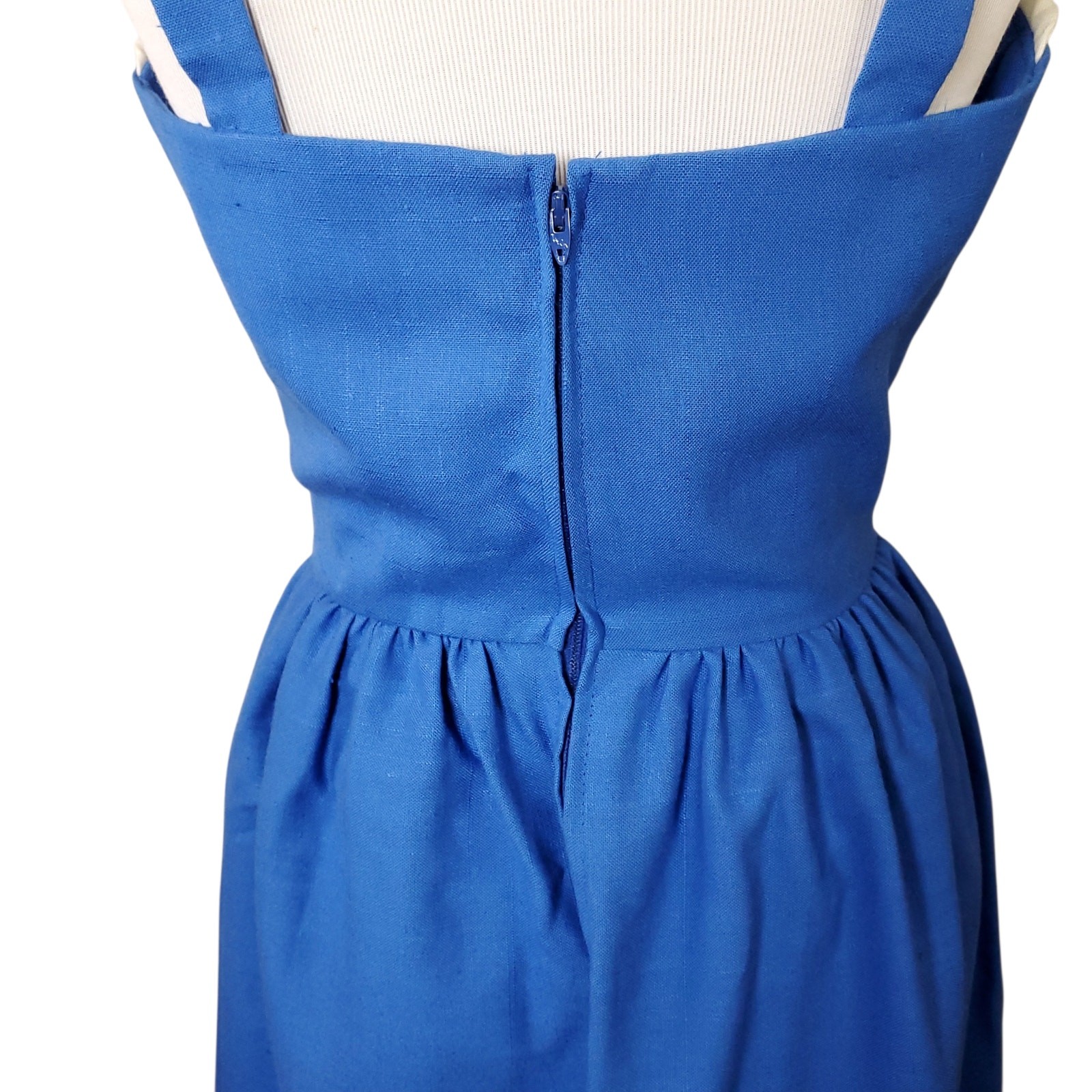 Vintage Vicky Vaughn Dress 70s Sailor Nautical Pinup Retro Fits an XS / S
