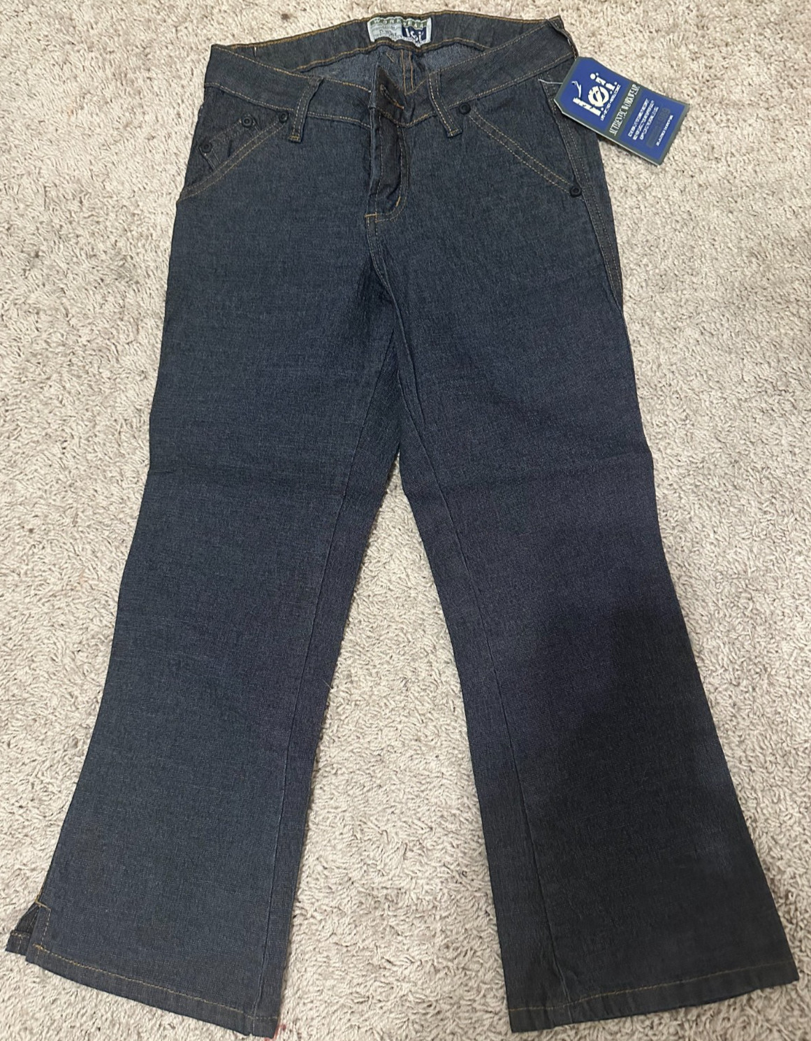 New NWT Vintage 90’s Y2K 2000’s L.E.I. LEI Cropped Tight Capri Jeans Pants SZ 3