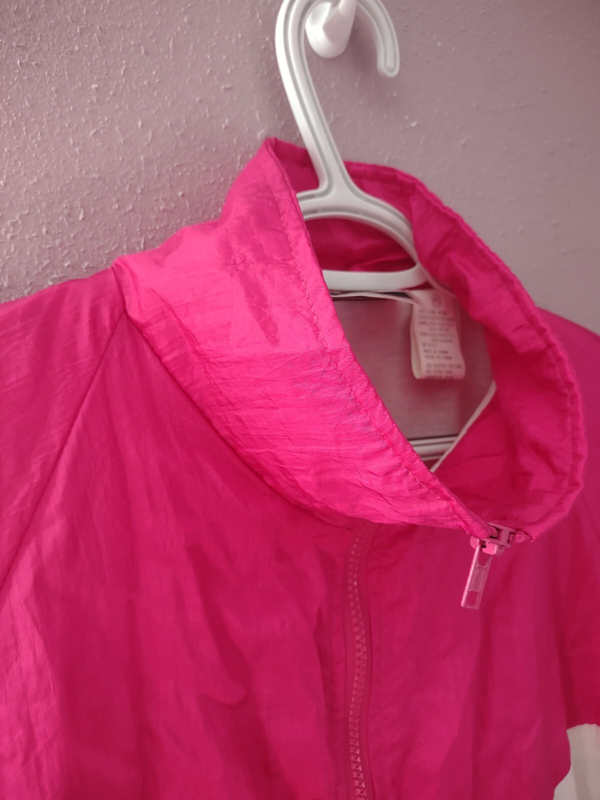 Vintage Longstreet Petite Large Windbreaker Track Running 2Pc Set 90s