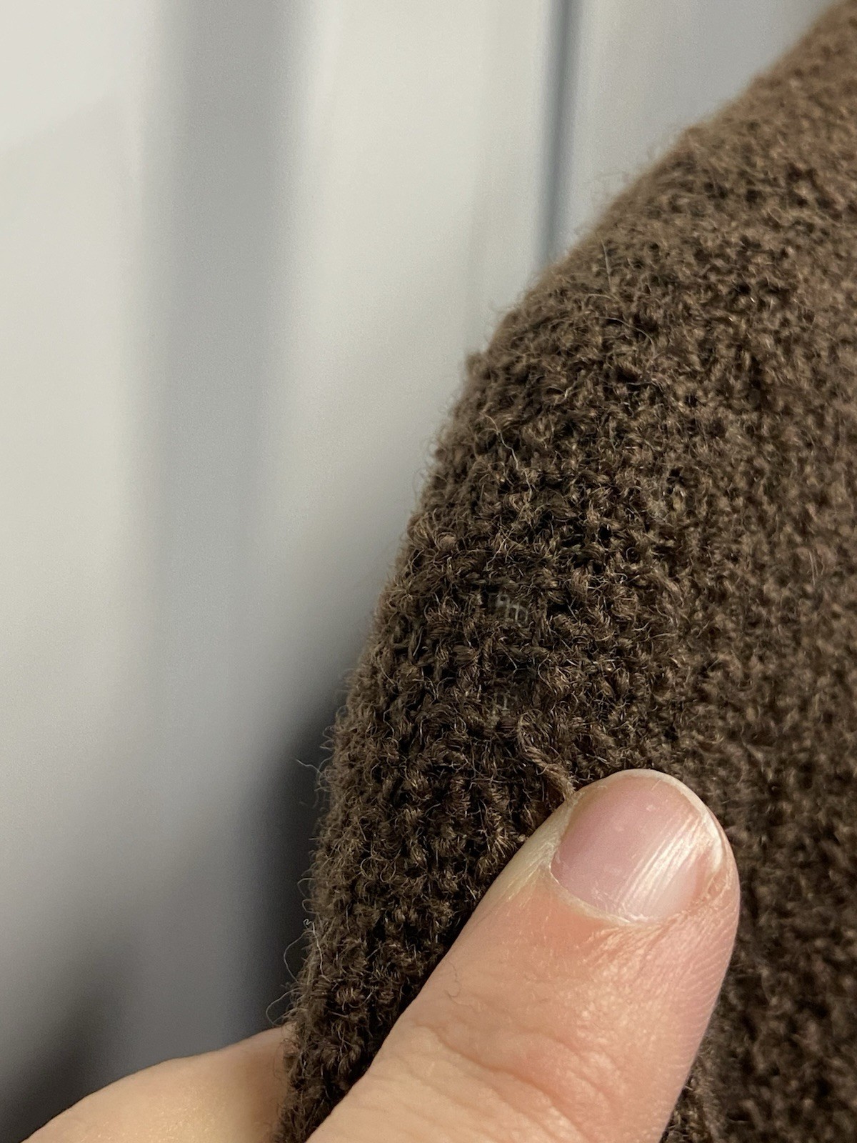 VTG 50s Topaz Steven’s Hockanum Chocolate Brown Wool Bouclé Coat Women’s Sz M