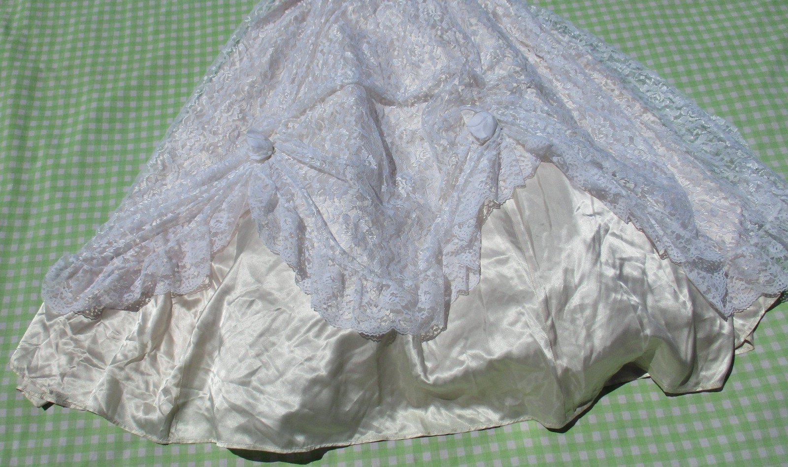 Vintage 70s 80s Gunne Sax Jessica Rococo Southern Bell Strapless Ball Gown Dress