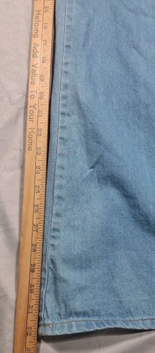 Vintage 70s Women’s „Male” Brand Jeans Bell bottom Flare Denim Size 24 X 32