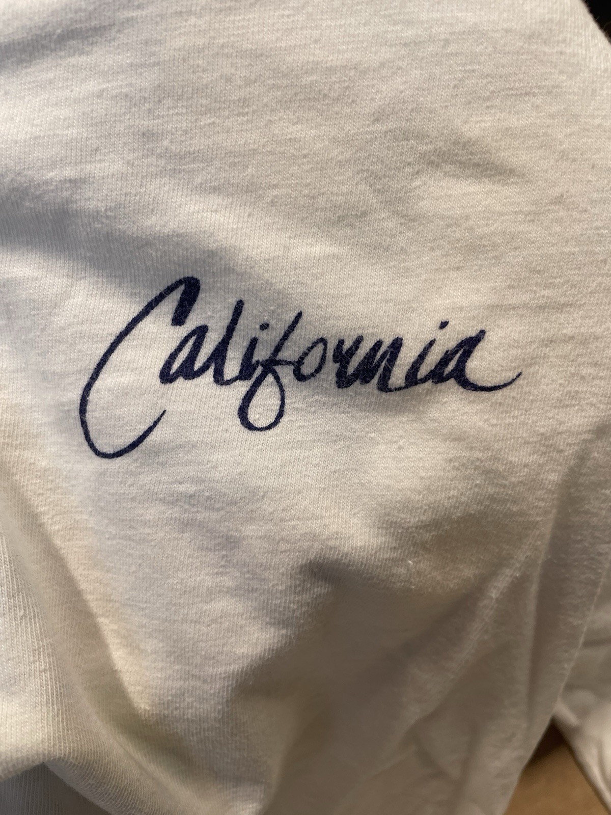 VTG Crazy Shirt Women Shirt Medium Long Sleeve Rainbow Sailboat California