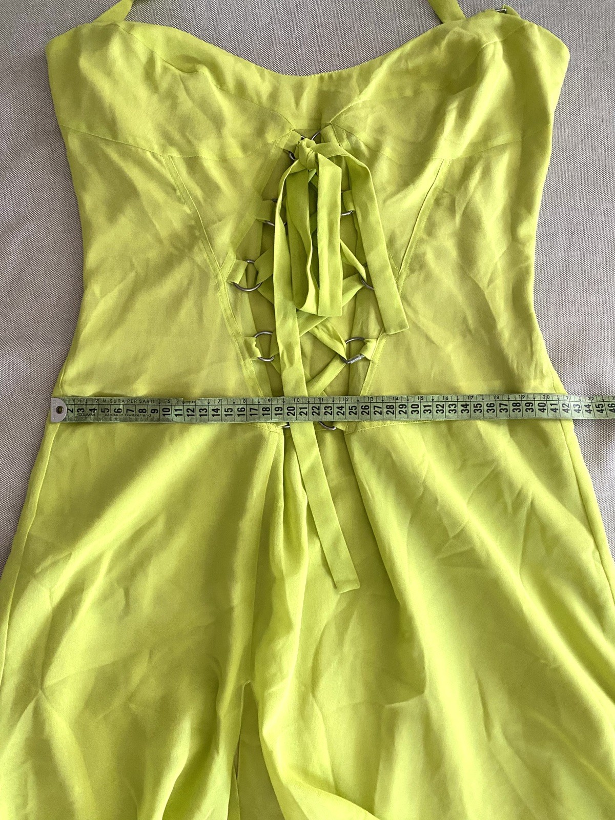 VINTAGE 90’s GIANNI VERSACE jeans couture dress size 48 XL
