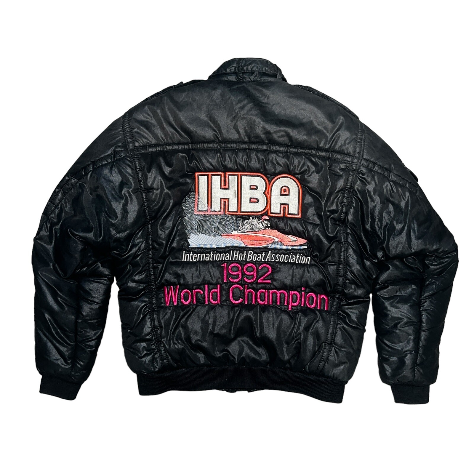Vintage 1992 World Champion Sandy Boat Speed Boat Racing IHBA Jacket