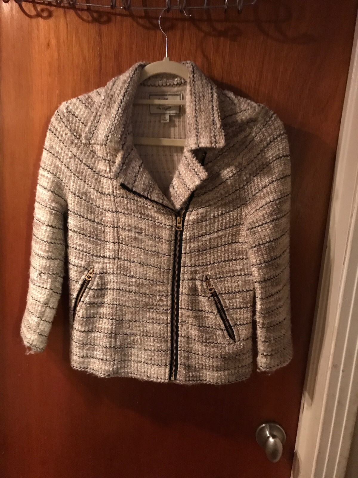 Womens Jacket By Lucky Brand From Los Angeles Size S Textured Lightly Worn