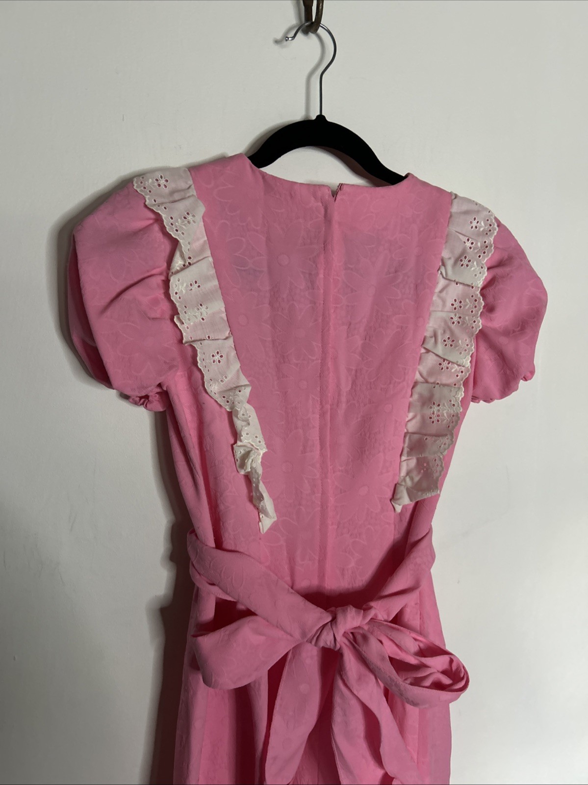 60’s Juniors Vintage Full-Length Dress- Prairie Cottagecore Good Condition Small