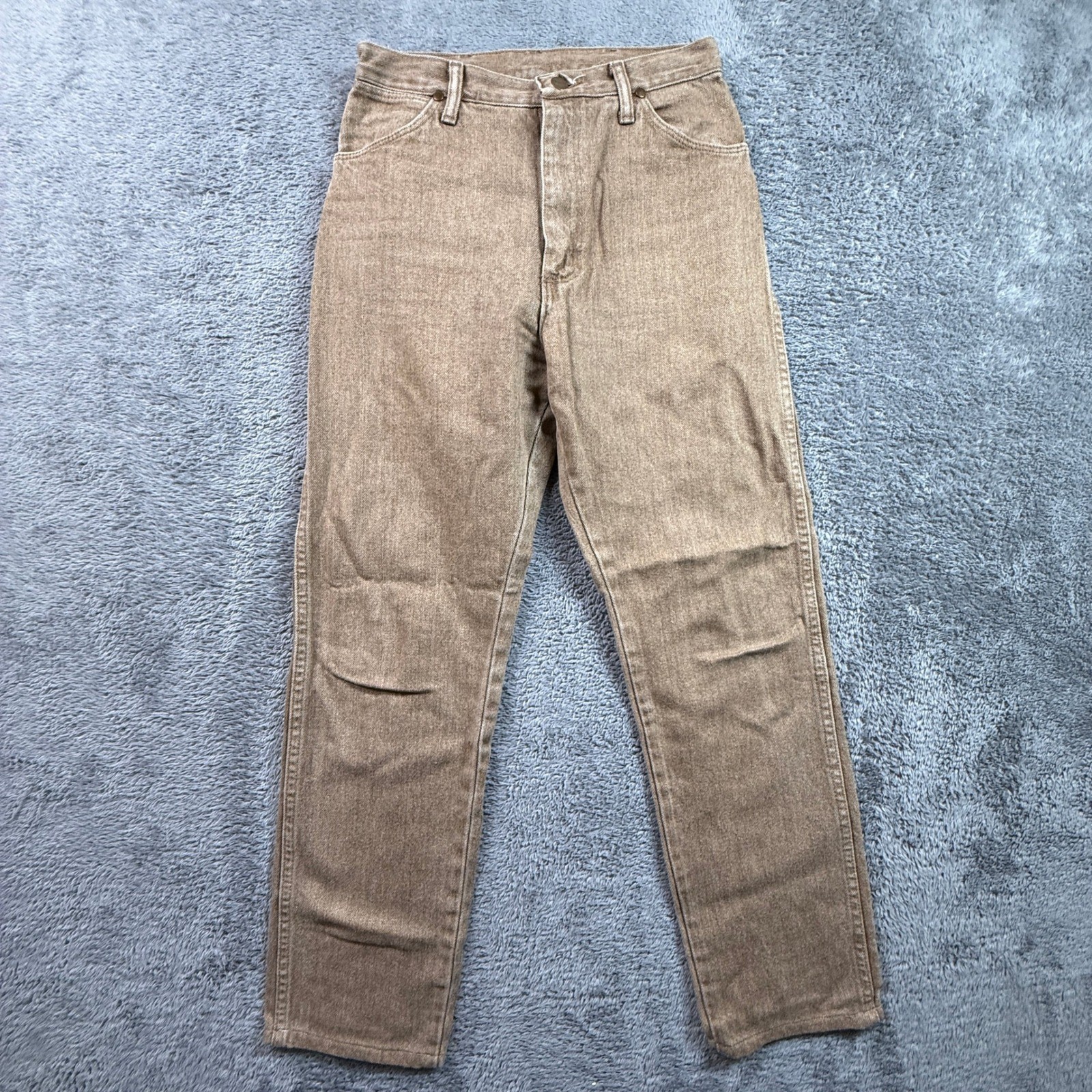 Wrangler Jeans Womens 27×28 Brown Excellent Vintage USA Western Rodeo High Rise