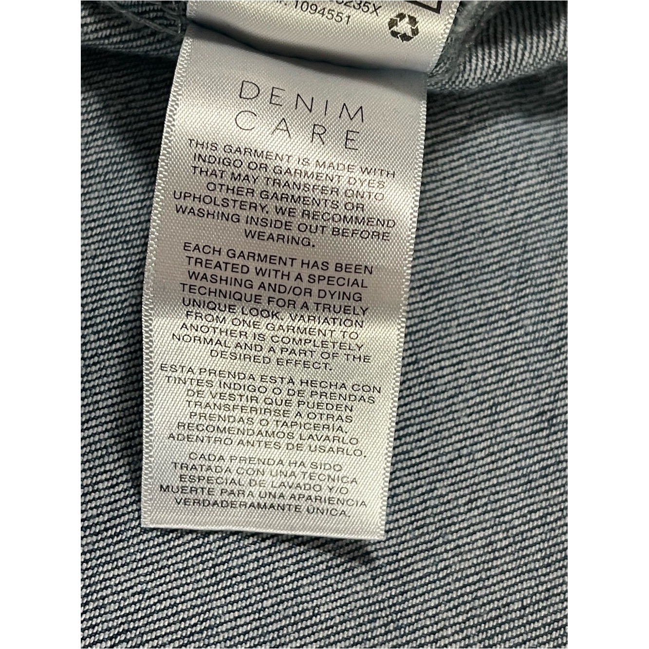Kensie Women’s Vintage Luxe Medium Blue Boxy Denim Jacket with Chest Pockets