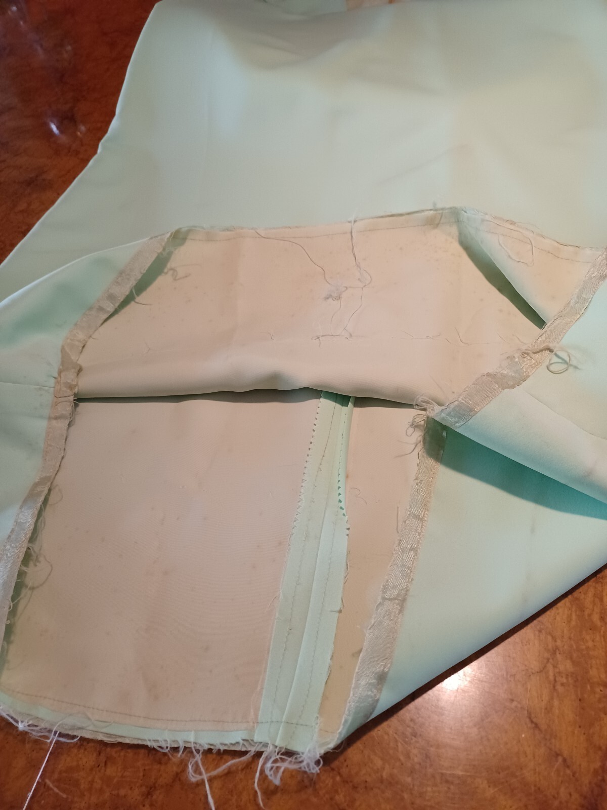 True Vtg Mid-century 1960s 1970s Long Formal Dress Mint Green MCM Mod Maxi 11/12