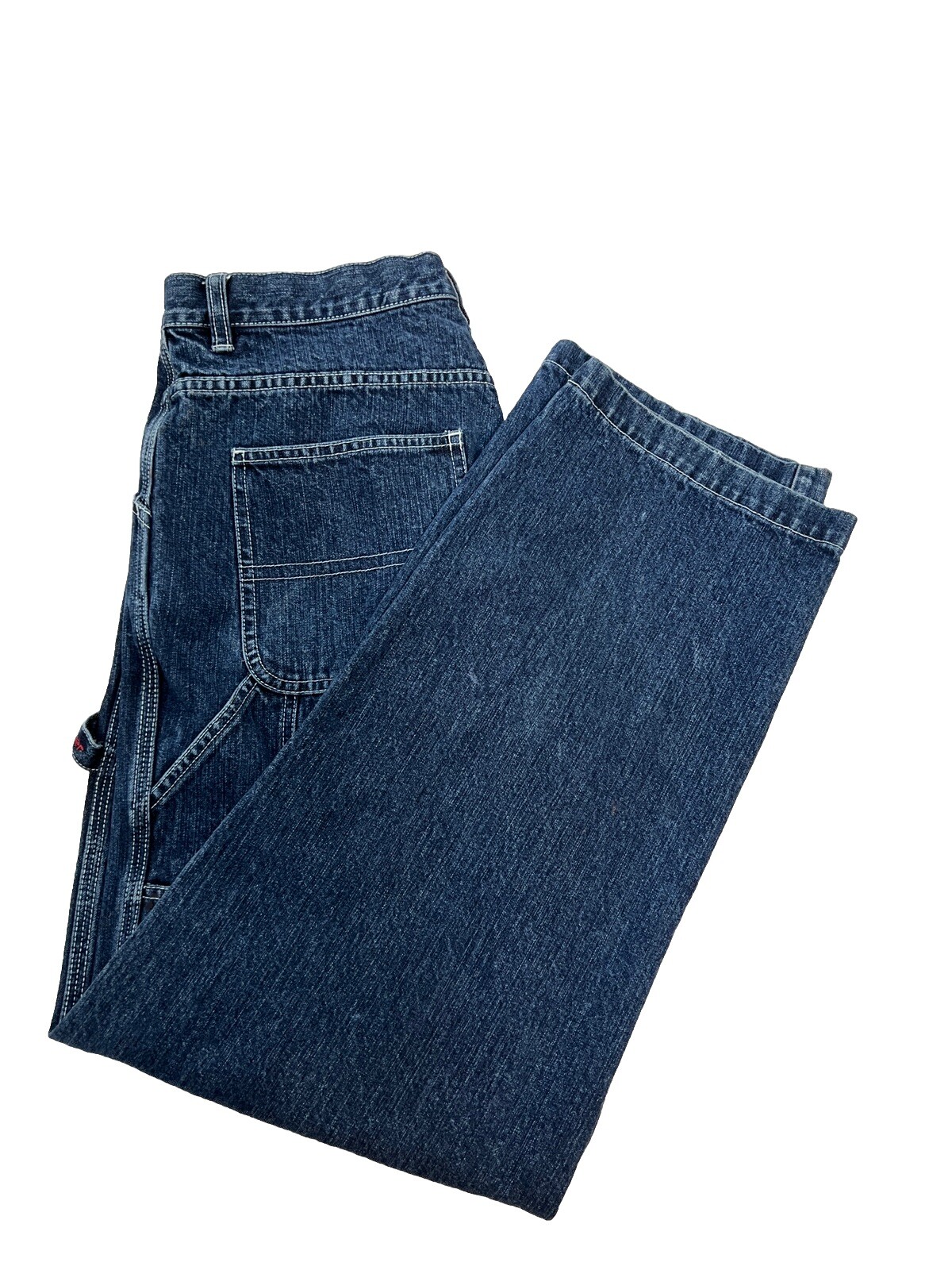 Vintage Tommy Hilfiger Carpenter Jeans Women 31×30 Blue Relaxed Baggy Y2K Tag 10