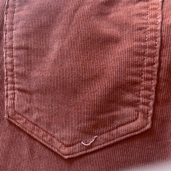 Veronica Beard | Carly Kick Flare Rust Brown Western Bootcut Corduroy Pant Sz 23