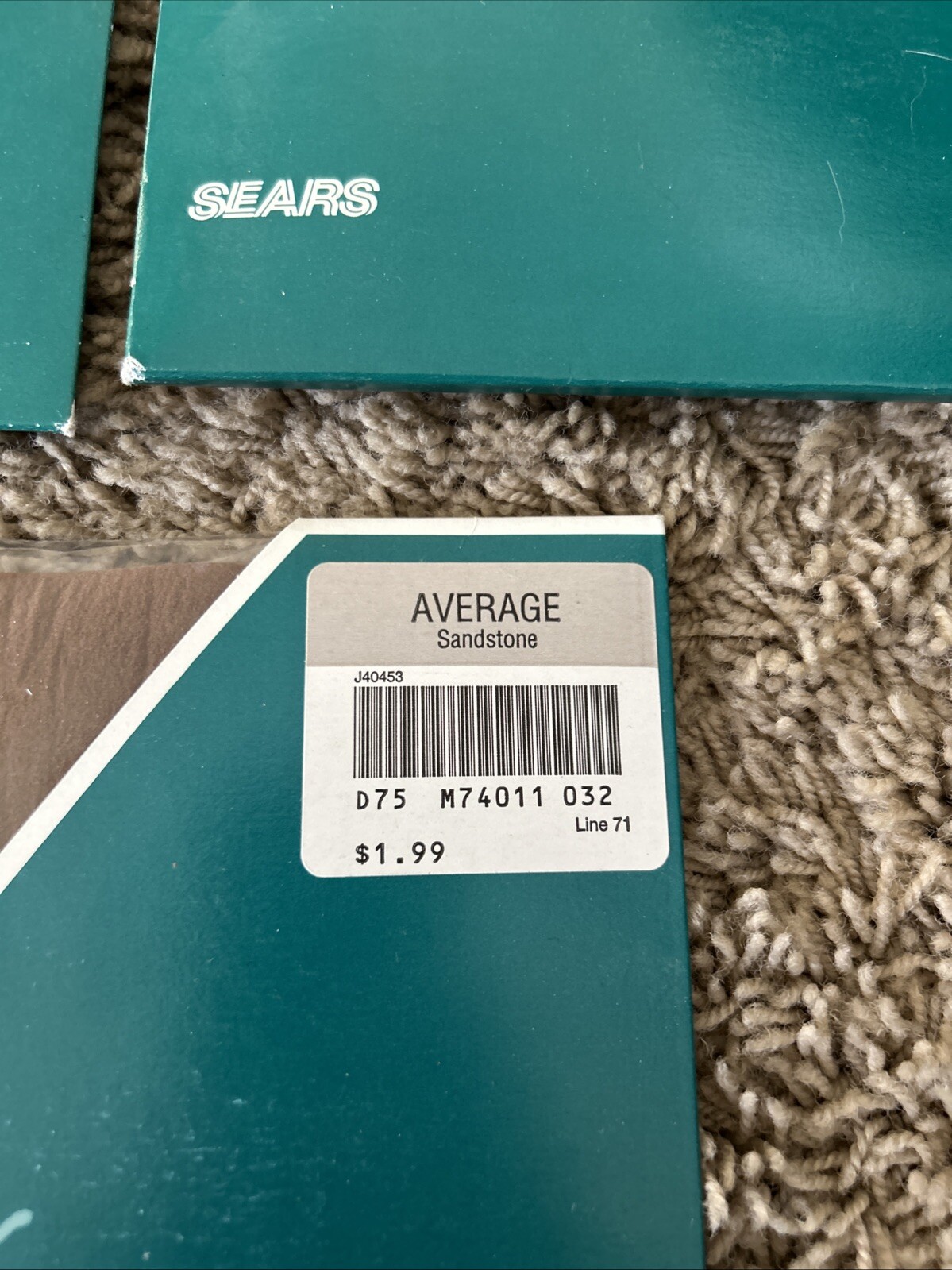LOT Sears Hug-alon AVERAGE Sandalfoot Only Toe Nylon Pantyhose TAUPE SANDSTO A25