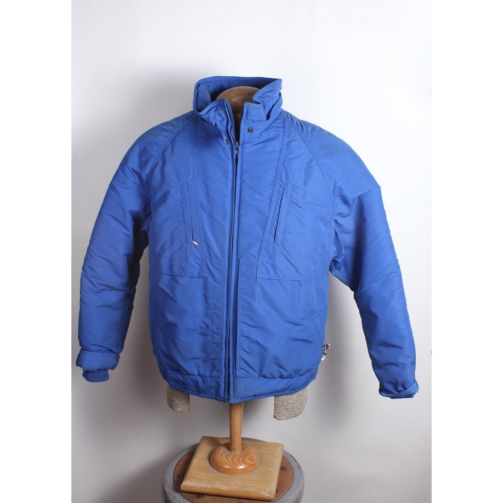 1980’s Era Roffe Brand Women’s Size 14 Modern L Blue Ski Coat Sport Coat