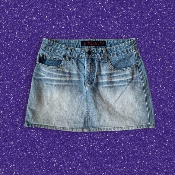 Vintage Mudd denim jean mini skirt y2k 2000s Disney – Medium