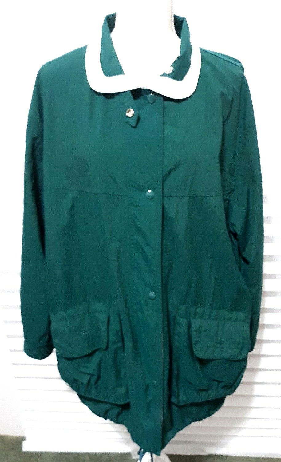 Vintage Windbreaker Nylon Jacket 1980s Andy Johns Women’s Size Medium