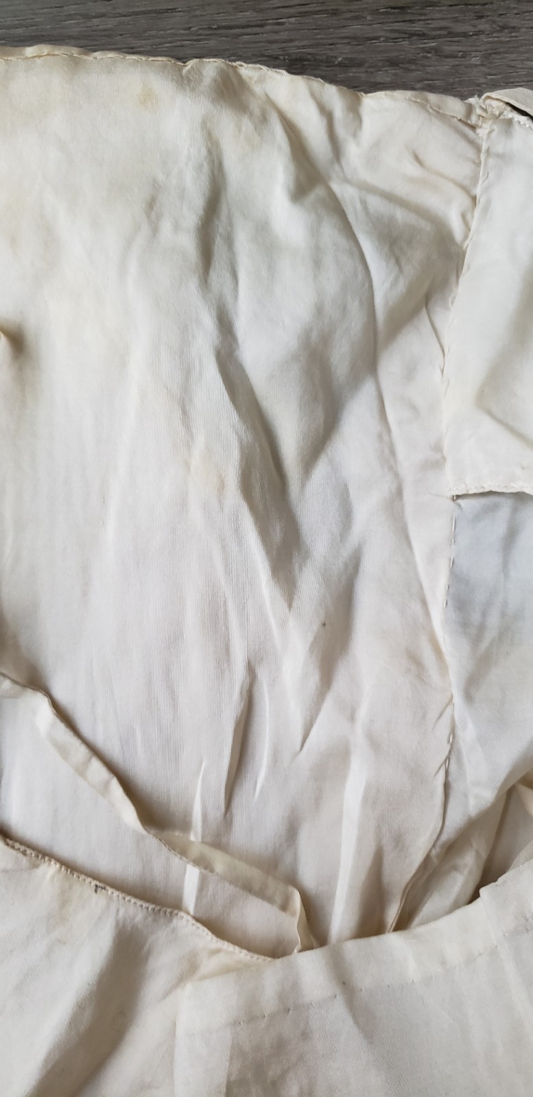 VTG 30s? Cream Camisole Top Sz XXS? Study Design Inspiration Costuming DAMAGED