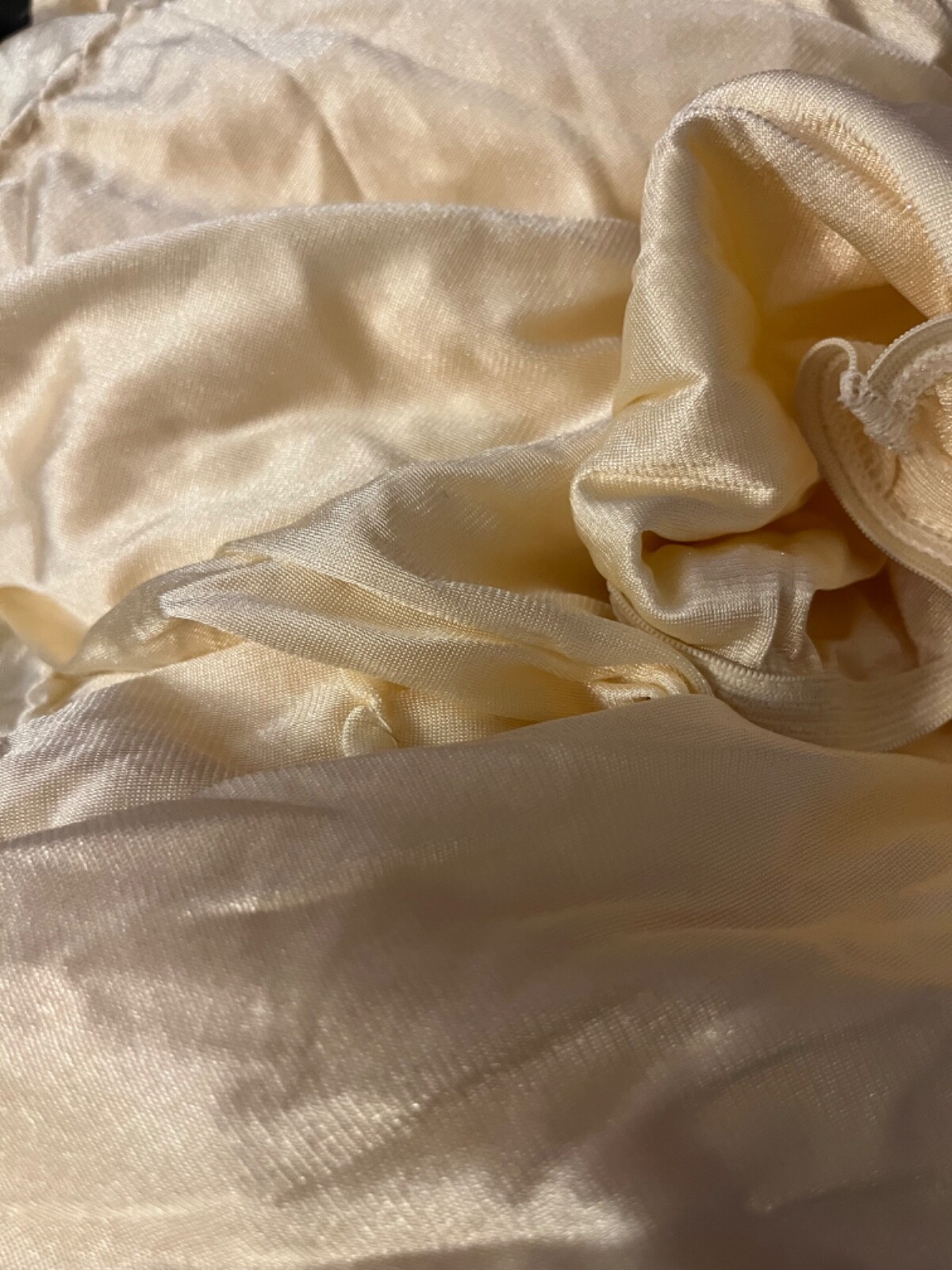 VINTAGE YELLOW NYLON Silky Sissy PETTI PANTY PLUS SIZE 4X