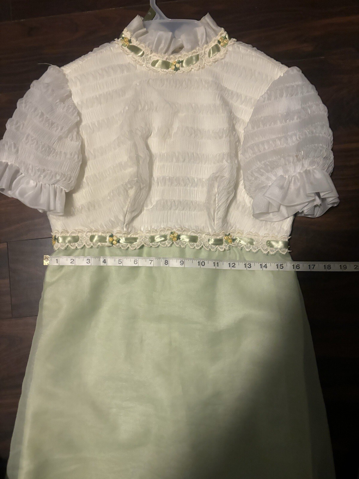 International Ladies Garment Workers Union Green Long Dress Size M/L