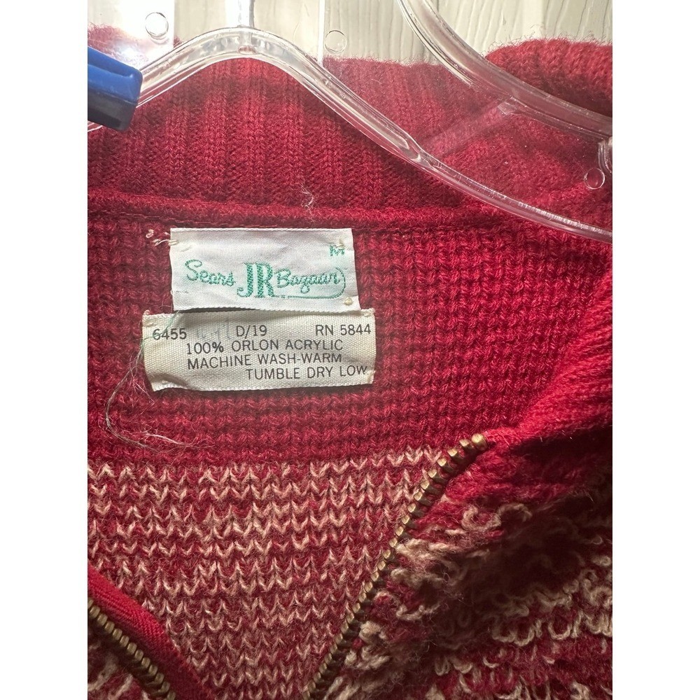 vintage Sears JR Bazaar sweater jacket