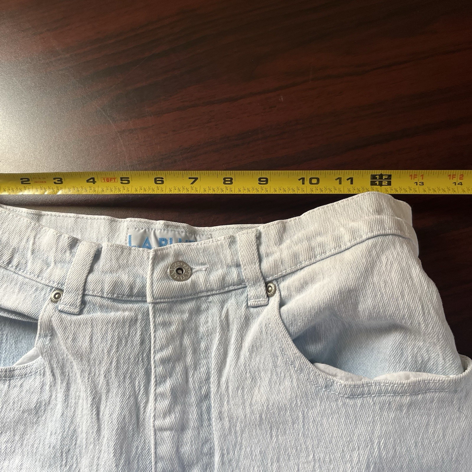 Vintage LA Blues Denim Jeans Womens Size 14 Acid Wash 80s Mom High Waist Stretch