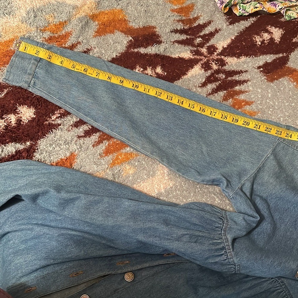 NEW. Vintage Studio, Denim Dress, M. Button up.
