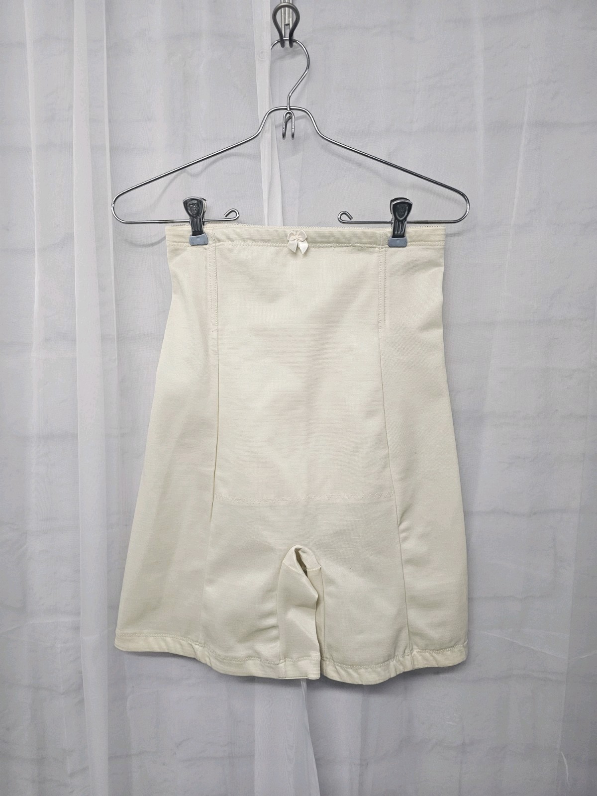 Vintage Crown-ette Cream Shaping Shorts Girdle Bodycon Stretch S