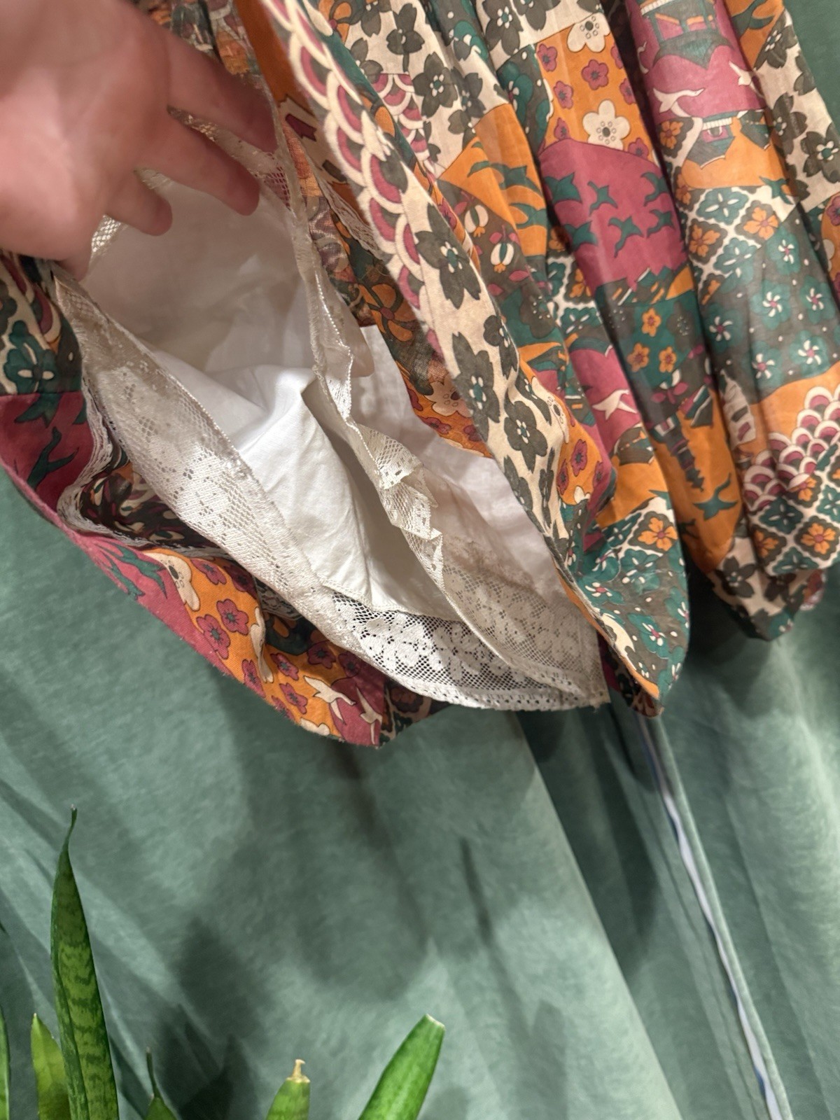 Vintage Chessa Davis Palazzo Pants Maxi Skirt Size M
