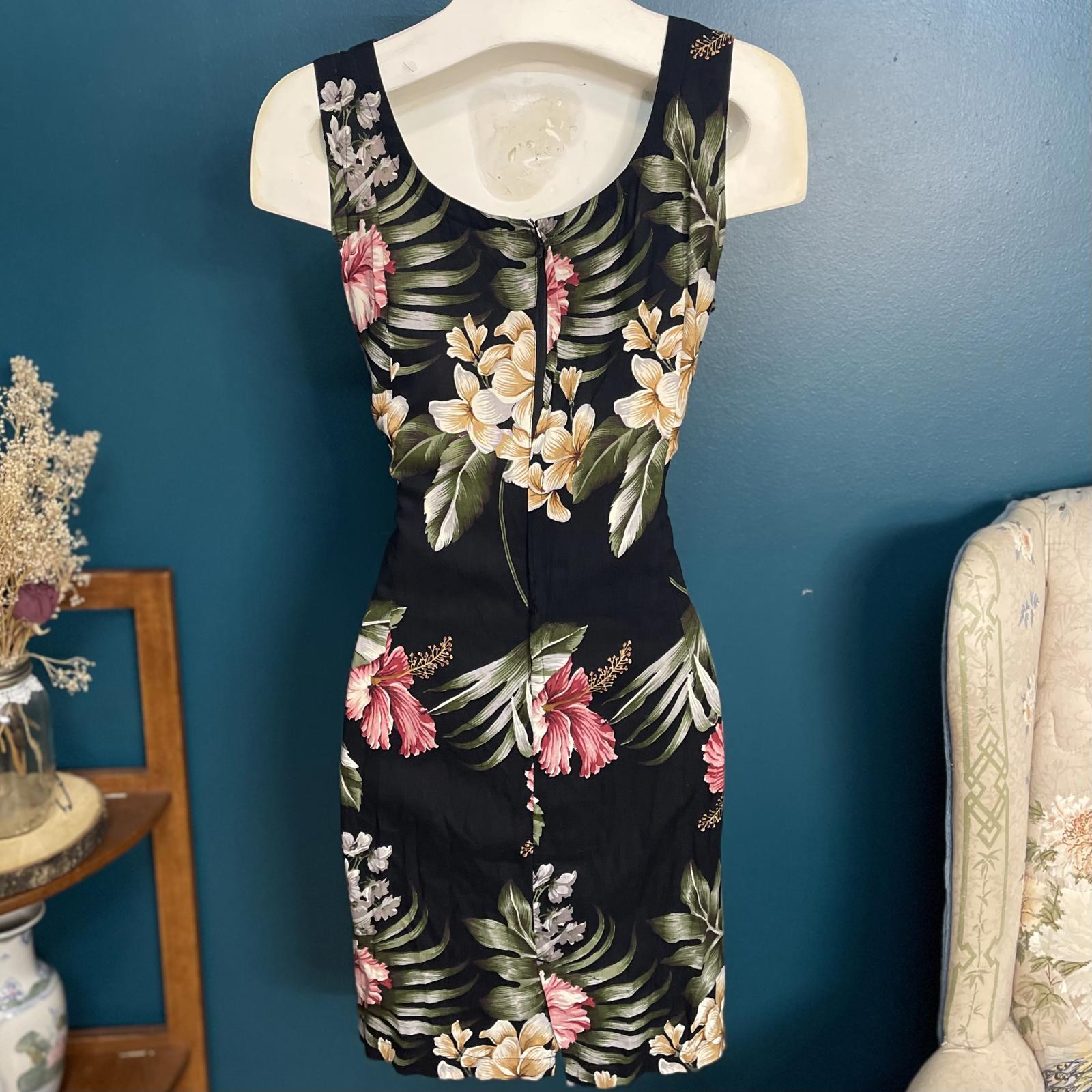 Vintage 1980s/90s MC Squared Floral Sleeveless Mini size M