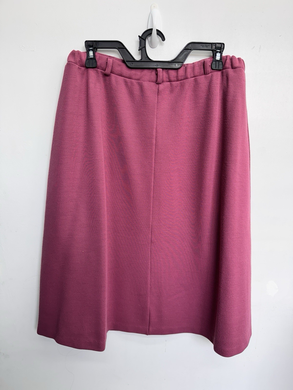 Vintage Queen Casuals Midi Skirt Pink 1960s Chic 36-40 Elastic Waist rose