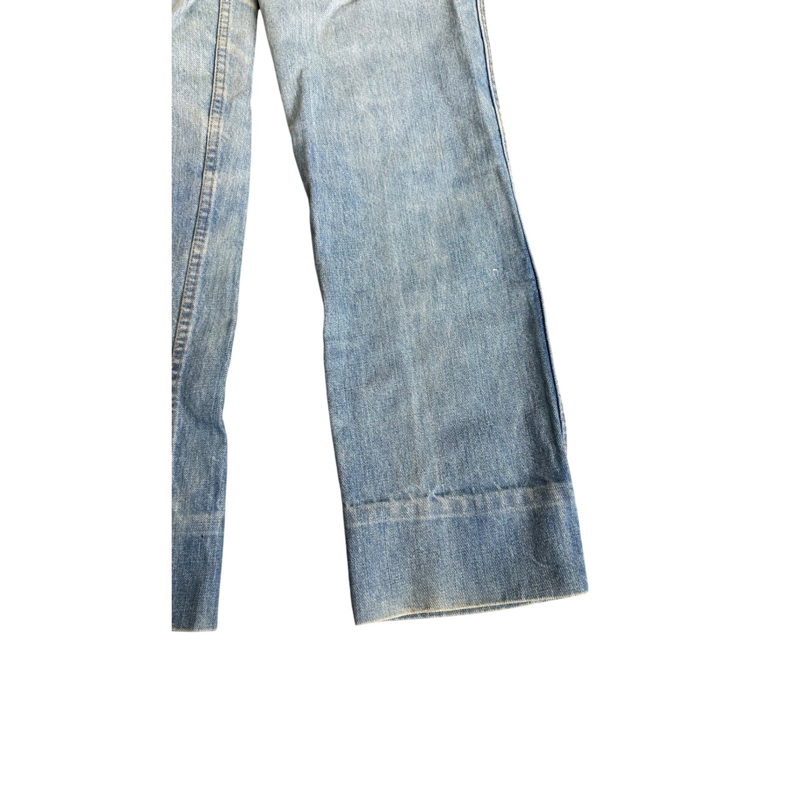 Vintage Distressed High Waist Jeans Calvin Klein Heart Patch Straight Leg 27×31