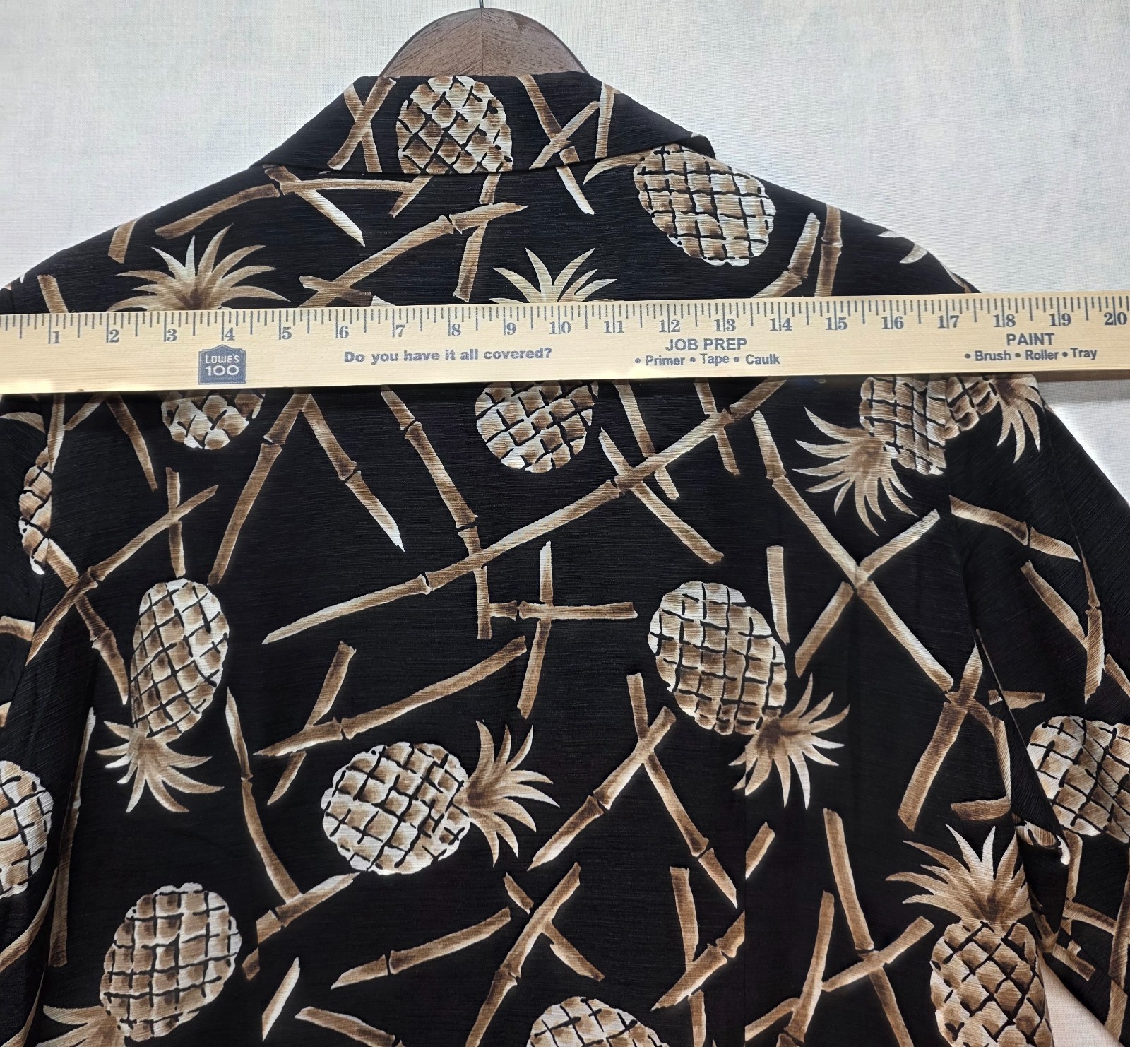 Vintage Silk Land Pure Silk CoastalGrandma Moody Tropical Sequin Crop Jkt (XL)