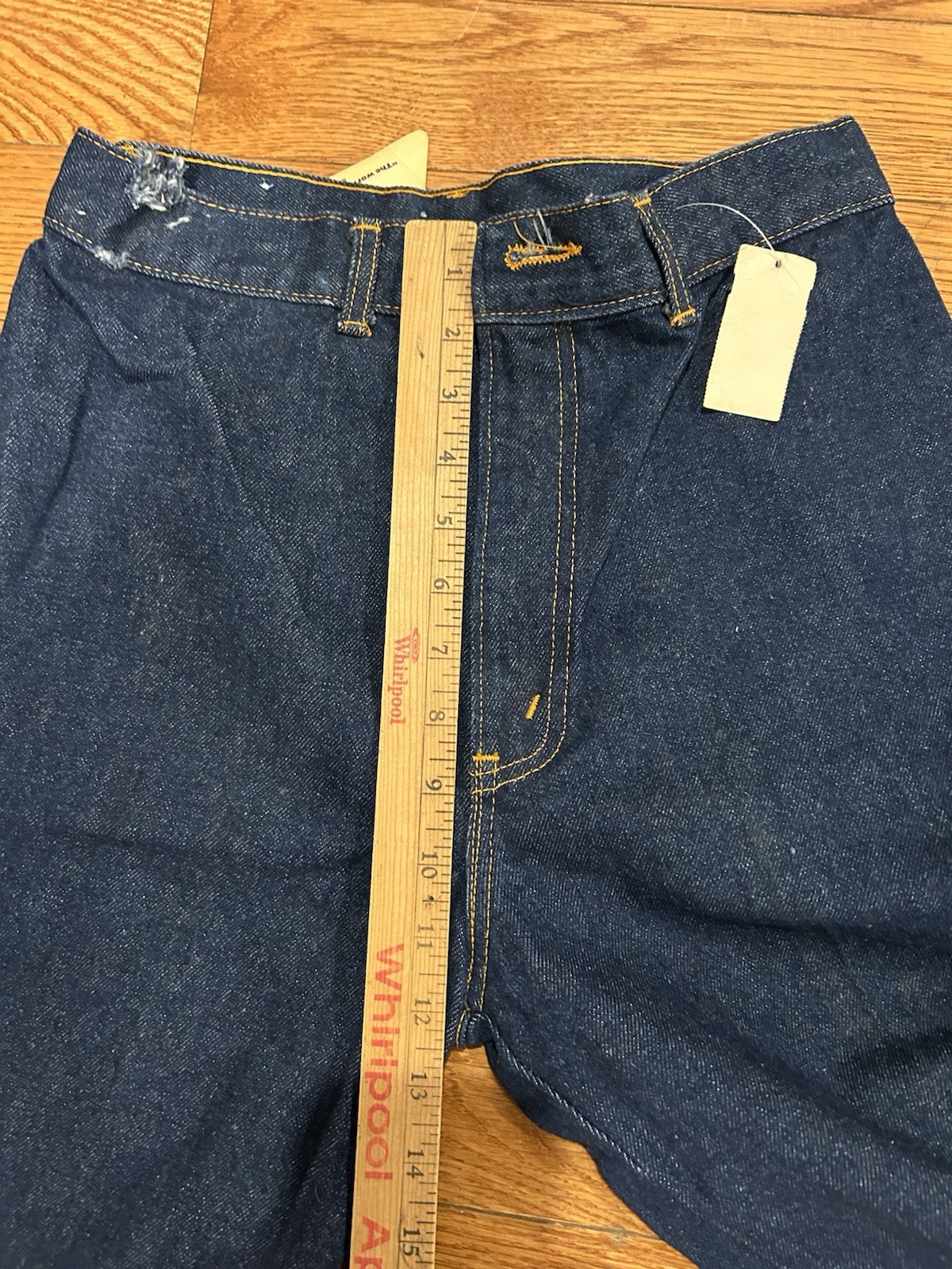 VTG Chic by H.I.S. High Waisted Jeans Deadstock NWT Second Skins Dark Wash 13/14