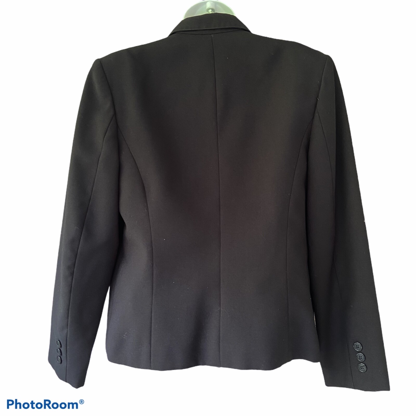 Vintage College Town Black Blazer Women’s Size 11/12 Style 3200 w/ Shoulder Pads
