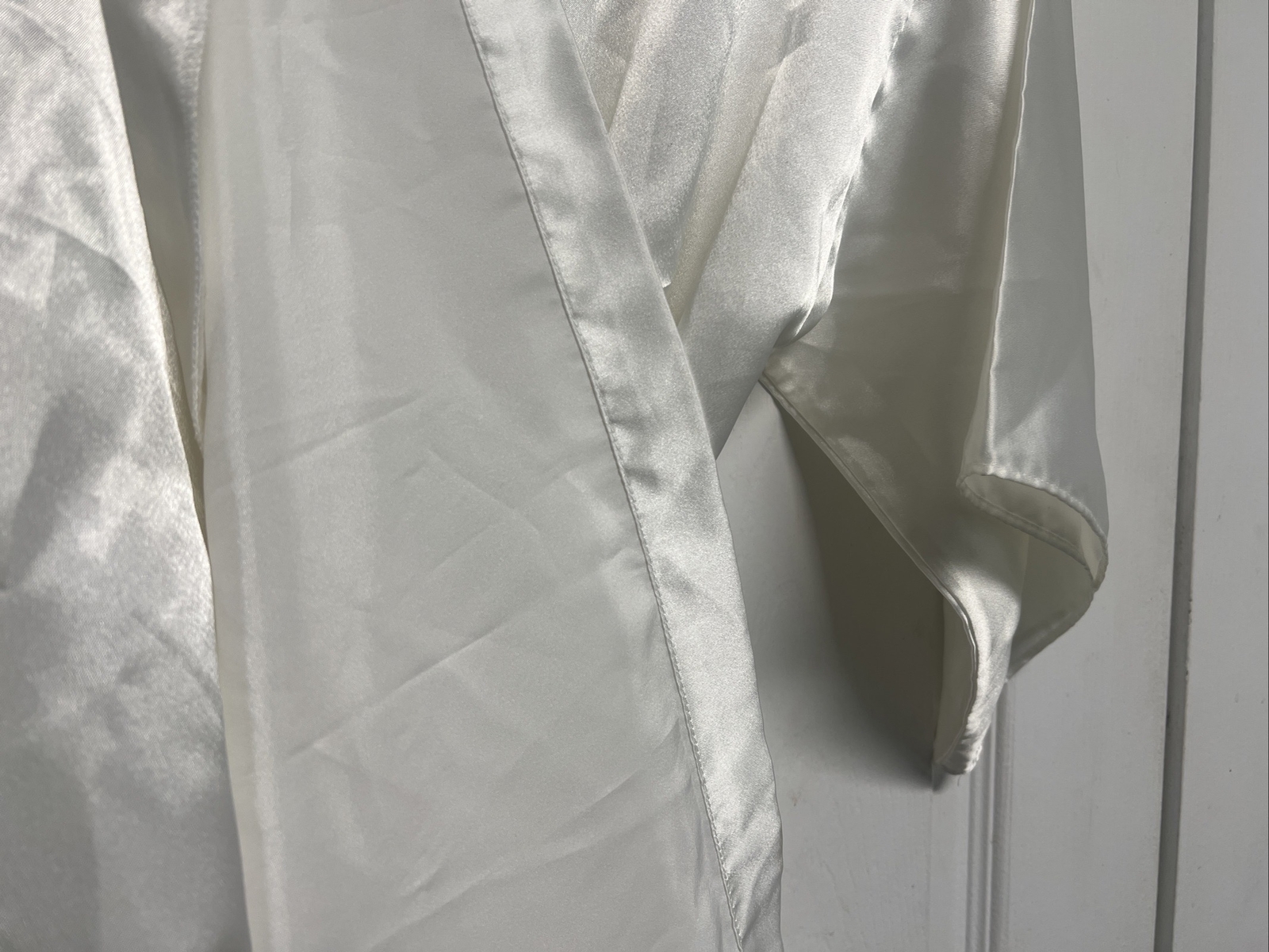 Intimo Amore vintage white satin beaded wedding nighty set Size S
