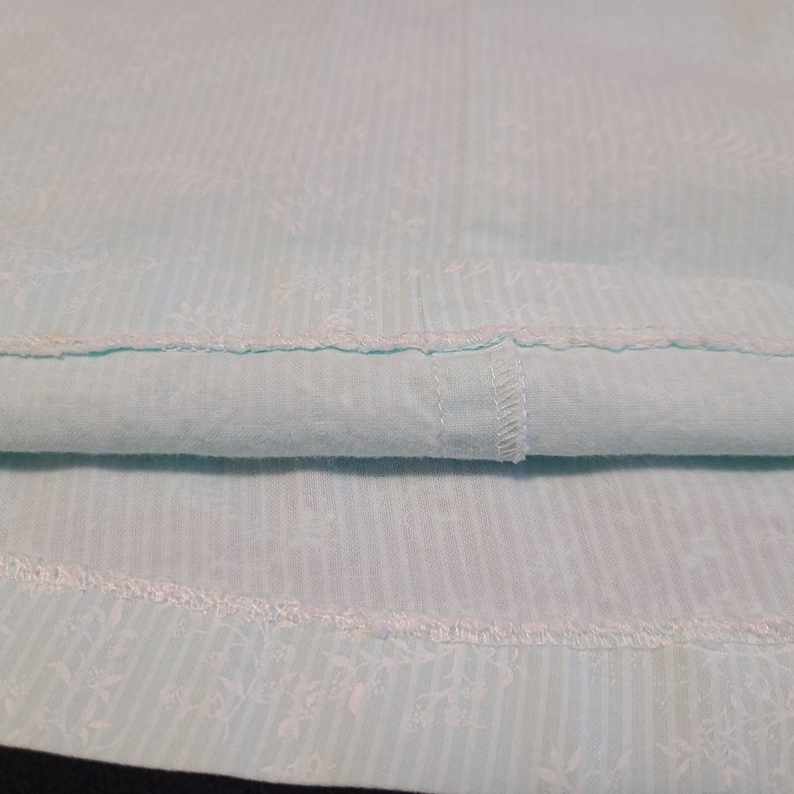 Vtg 80’s Joni Blair Dress Sz 7 Pastel Blue Green Stripes Floral Retro Sundress