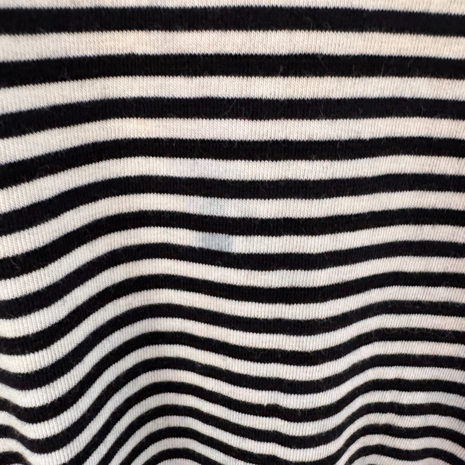 80s vtg BETSEY JOHNSON Black White PUNK LABEL Striped SNAPS Jumpsuit Catsuit S