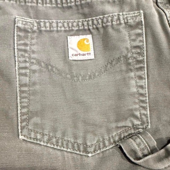 Carhartt Women’s WB159 Canvas Utility Pant Vintage 1997 Moss Green USA Made