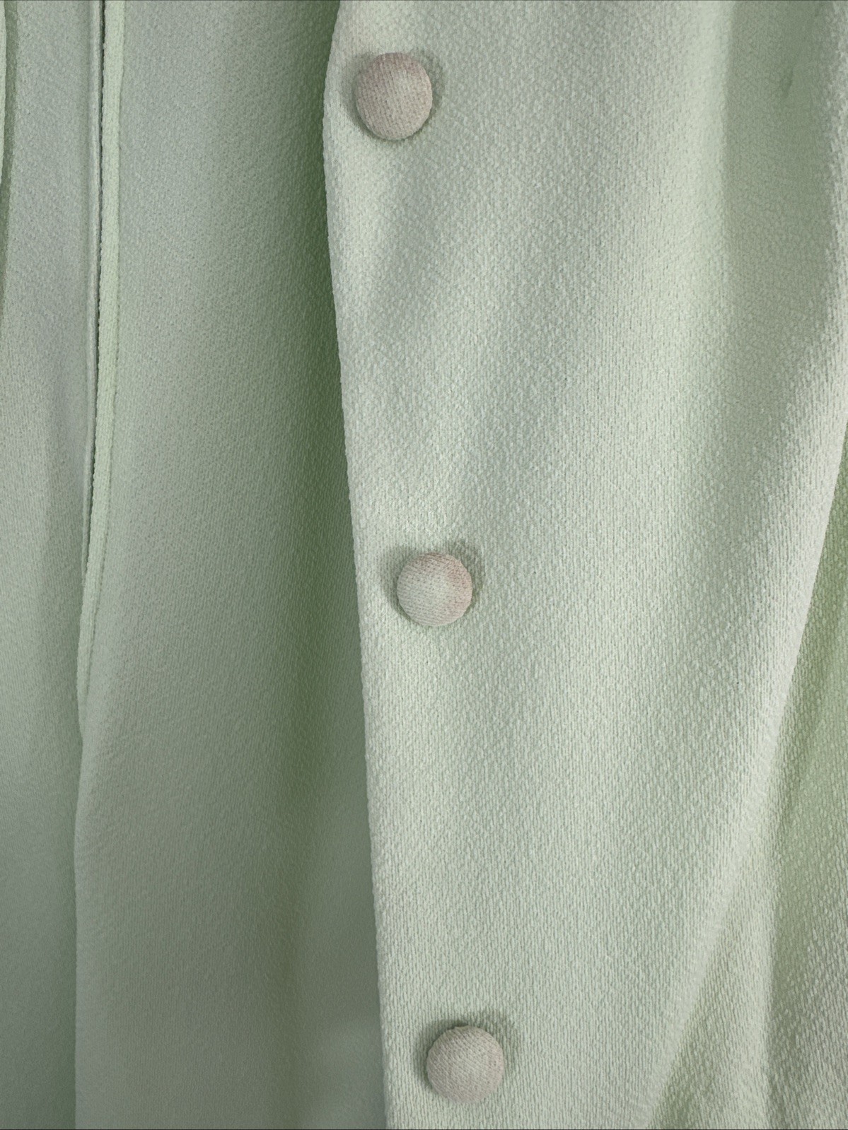 VTG Mod 2 Pc Sheath Dress & Boxy Crop Jacket Set *L/XL Key Lime Green Jackie O