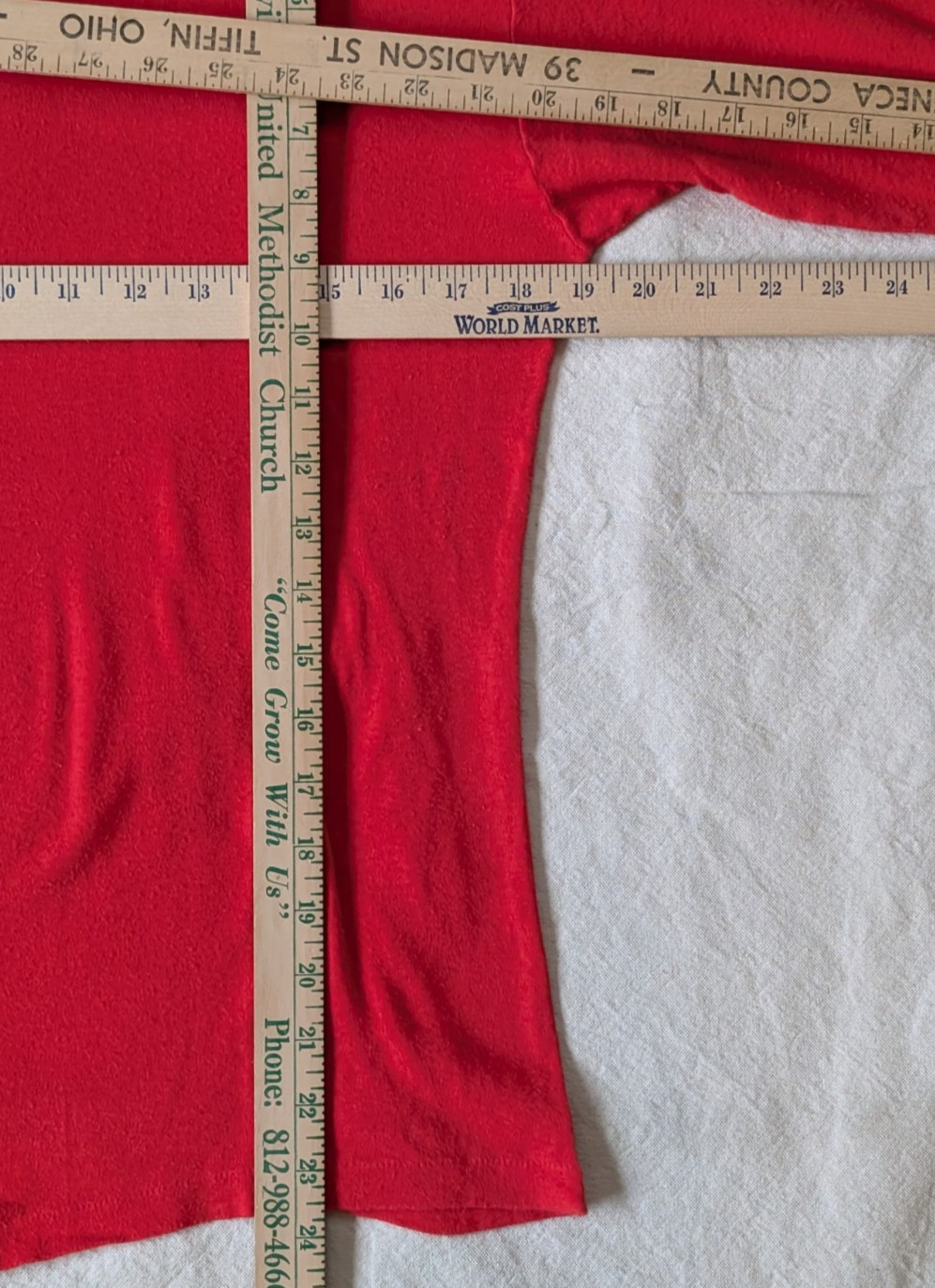 Hanes Vintage 60s Suede Knit Red Leisure Pajama 2 Piece Sweat Set Size LG