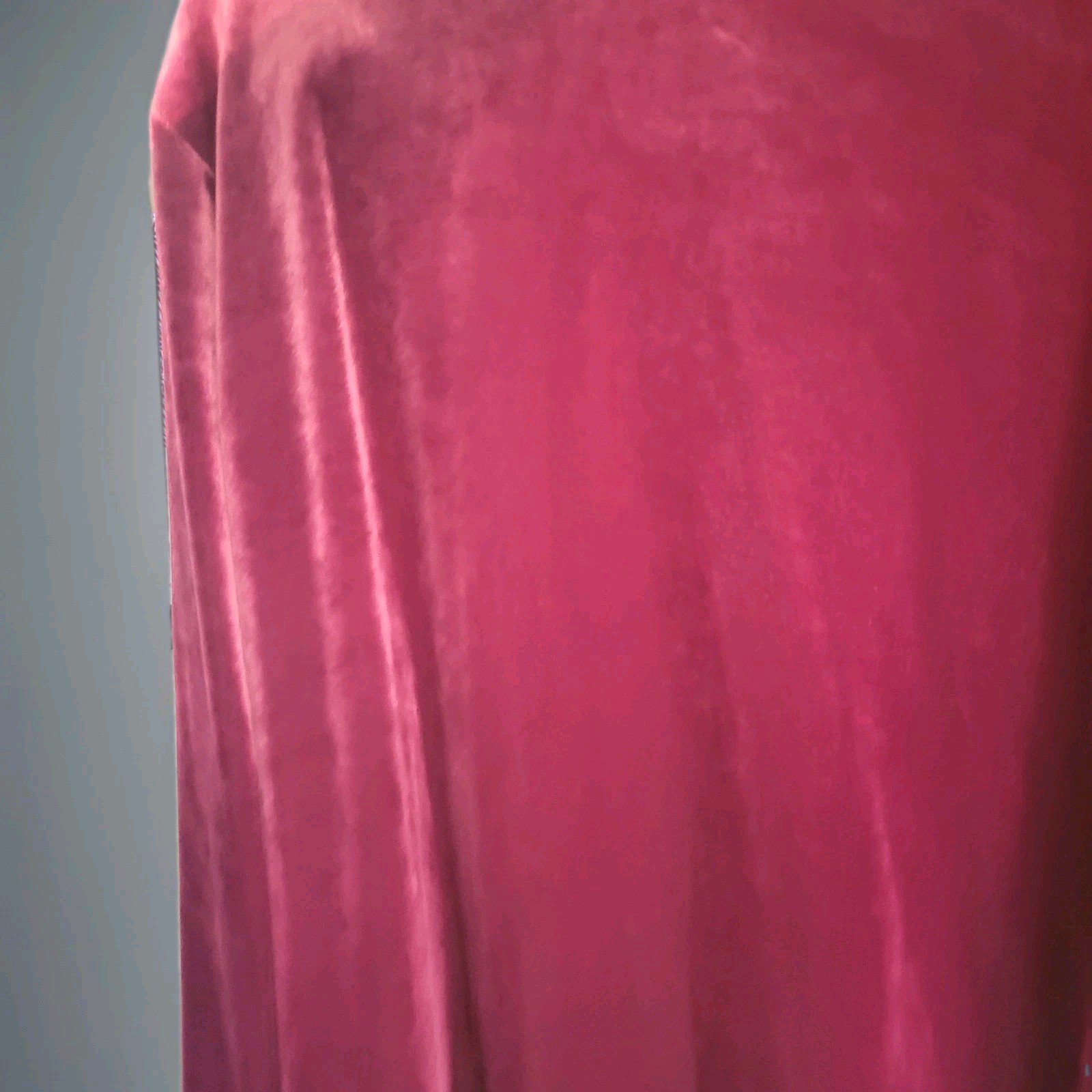 Vintage Velvet Burgandy Top/dress Prelude Womens Pit-to-pit 30″ Pit Down 21″