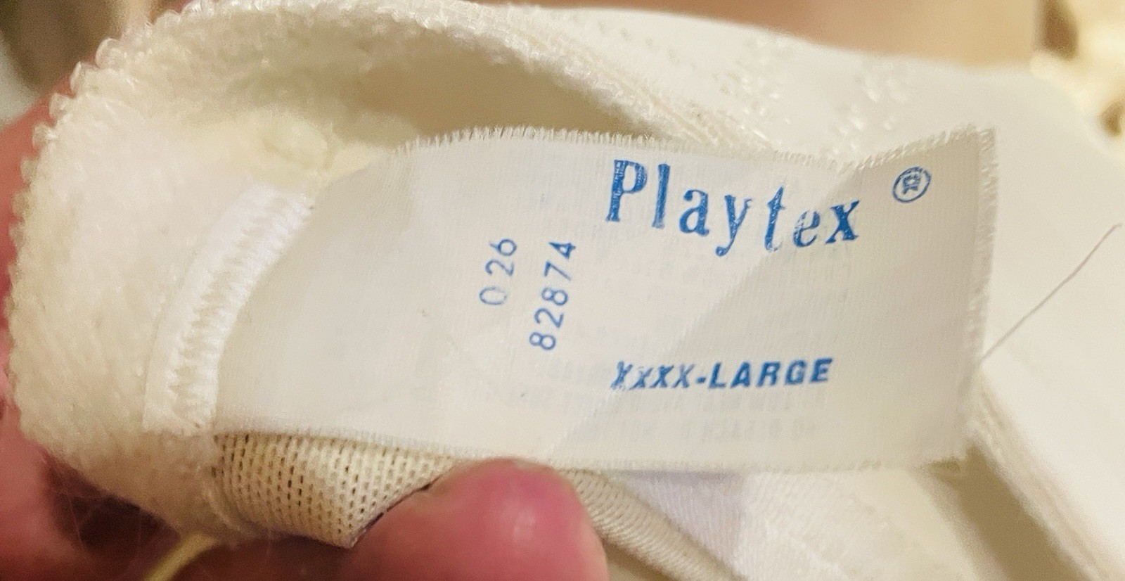 VTG Playtex I Can’t Believe It’s a Girdle Long Leg Shapewear White 2545 3XL