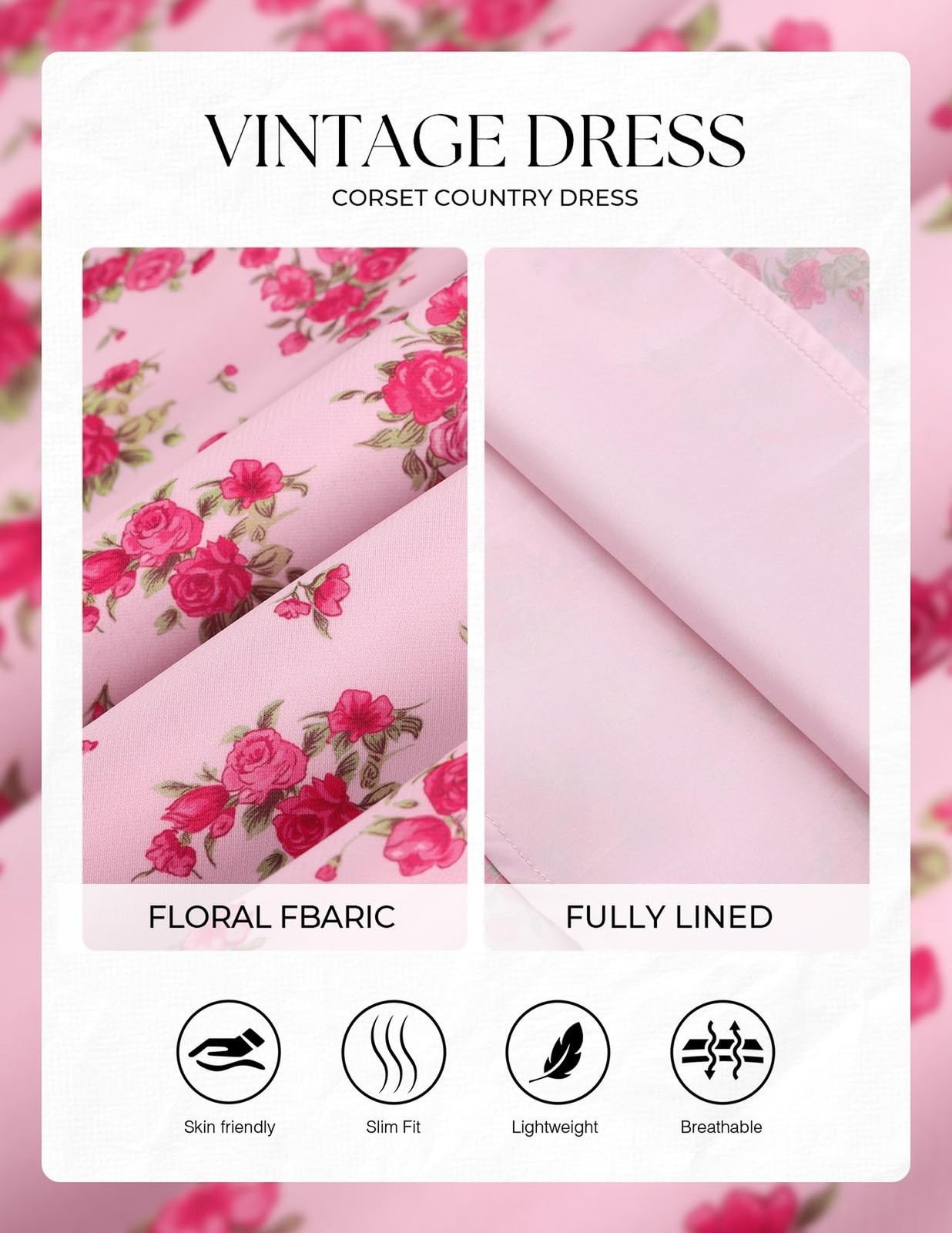 Belle Poque Floral Dress for Women 2026 Summer Sleeveless Midi Sun Dresses A-…